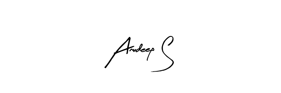 Also we have Anudeep S name is the best signature style. Create professional handwritten signature collection using Arty Signature autograph style. Anudeep S signature style 8 images and pictures png