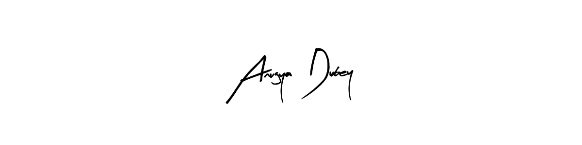 How to make Anugya Dubey name signature. Use Arty Signature style for creating short signs online. This is the latest handwritten sign. Anugya Dubey signature style 8 images and pictures png