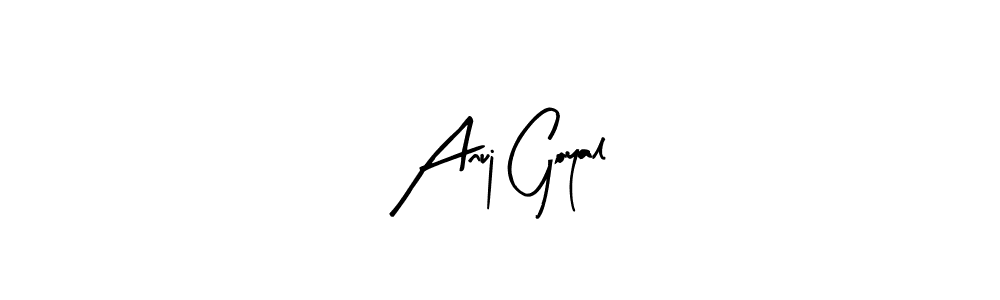 How to Draw Anuj Goyal signature style? Arty Signature is a latest design signature styles for name Anuj Goyal. Anuj Goyal signature style 8 images and pictures png