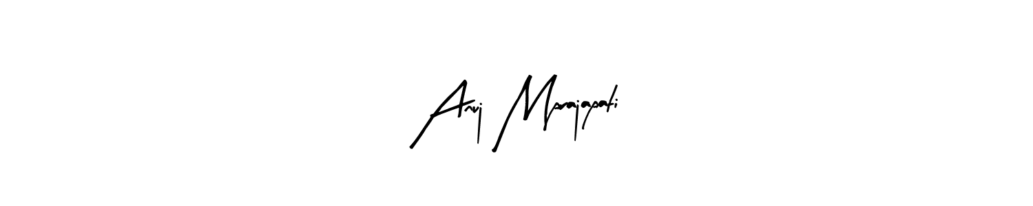 Use a signature maker to create a handwritten signature online. With this signature software, you can design (Arty Signature) your own signature for name Anuj Mprajapati. Anuj Mprajapati signature style 8 images and pictures png