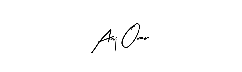 How to make Anuj Oraon signature? Arty Signature is a professional autograph style. Create handwritten signature for Anuj Oraon name. Anuj Oraon signature style 8 images and pictures png