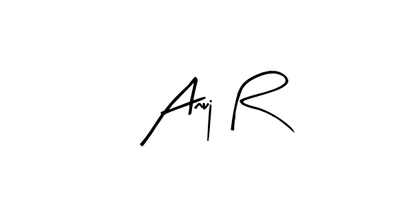 Similarly Arty Signature is the best handwritten signature design. Signature creator online .You can use it as an online autograph creator for name Anuj R. Anuj R signature style 8 images and pictures png