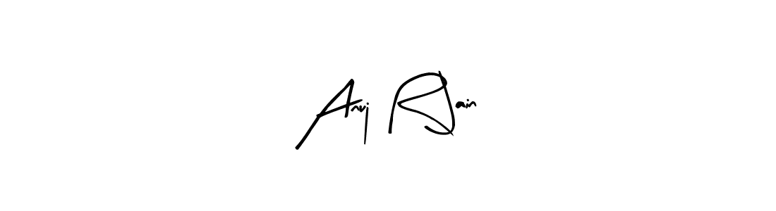 The best way (Arty Signature) to make a short signature is to pick only two or three words in your name. The name Anuj R Jain include a total of six letters. For converting this name. Anuj R Jain signature style 8 images and pictures png