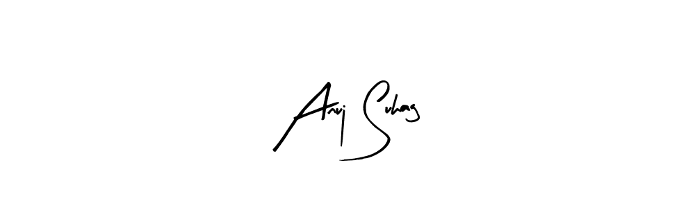 Design your own signature with our free online signature maker. With this signature software, you can create a handwritten (Arty Signature) signature for name Anuj Suhag. Anuj Suhag signature style 8 images and pictures png