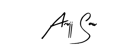 Create an unforgettable impression when signing with Anujj Saw name styled in Arty Signature typography. 100% free online generator. Anujj Saw signature style 8 images and pictures png