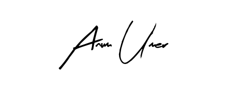 How to Draw Anum Umer signature style? Arty Signature is a latest design signature styles for name Anum Umer. Anum Umer signature style 8 images and pictures png