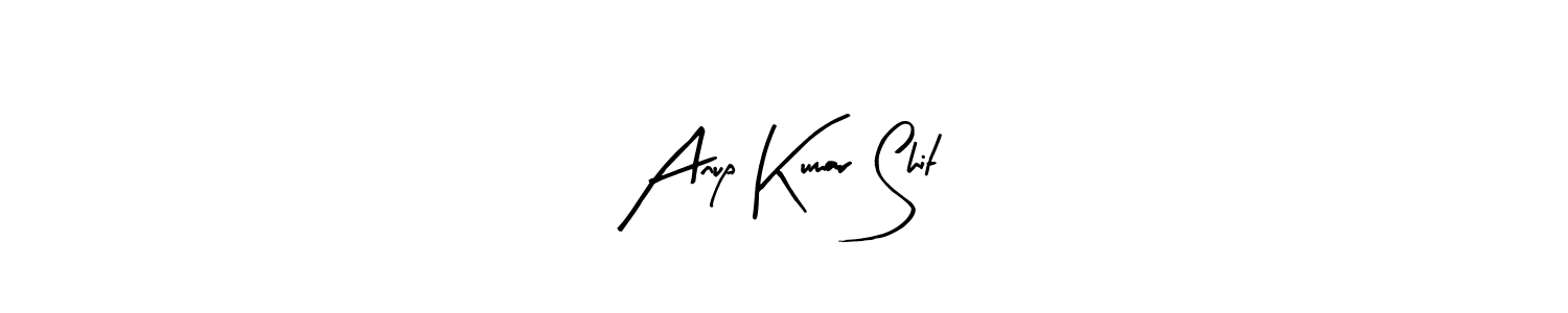 How to make Anup Kumar Shit signature? Arty Signature is a professional autograph style. Create handwritten signature for Anup Kumar Shit name. Anup Kumar Shit signature style 8 images and pictures png