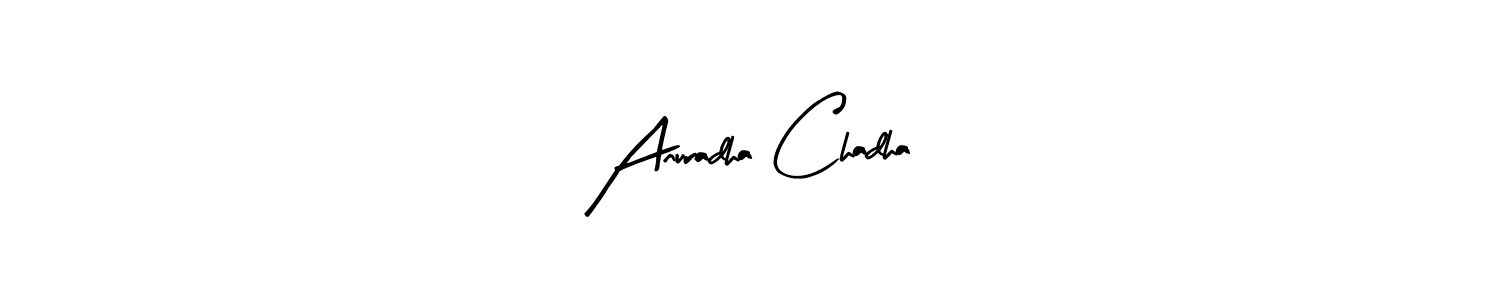 It looks lik you need a new signature style for name Anuradha Chadha. Design unique handwritten (Arty Signature) signature with our free signature maker in just a few clicks. Anuradha Chadha signature style 8 images and pictures png