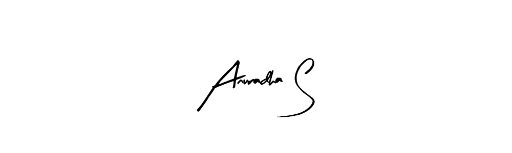 if you are searching for the best signature style for your name Anuradha S. so please give up your signature search. here we have designed multiple signature styles  using Arty Signature. Anuradha S signature style 8 images and pictures png