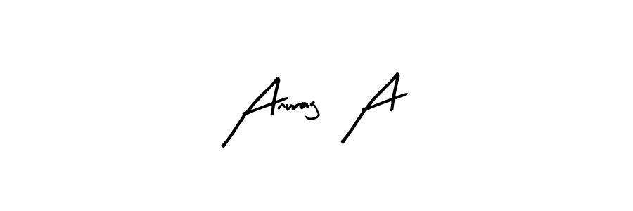 Arty Signature is a professional signature style that is perfect for those who want to add a touch of class to their signature. It is also a great choice for those who want to make their signature more unique. Get Anurag  A name to fancy signature for free. Anurag  A signature style 8 images and pictures png