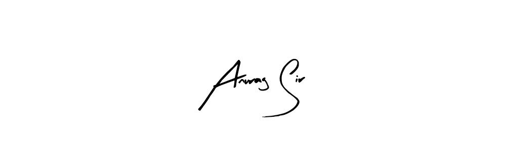 The best way (Arty Signature) to make a short signature is to pick only two or three words in your name. The name Anurag Sir include a total of six letters. For converting this name. Anurag Sir signature style 8 images and pictures png