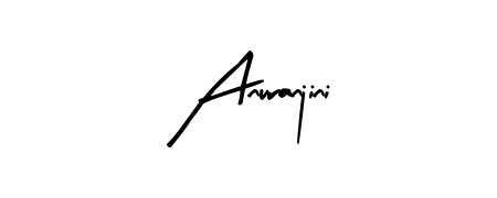 The Arty Signature typeface gives name Anuranjini a refined look. Suitable for certificates, diplomas, and official verification. Anuranjini signature style 8 images and pictures png