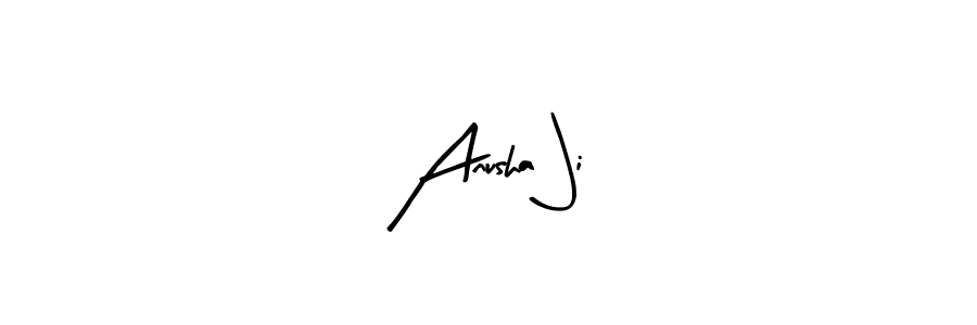 Here are the top 10 professional signature styles for the name Anusha Ji. These are the best autograph styles you can use for your name. Anusha Ji signature style 8 images and pictures png