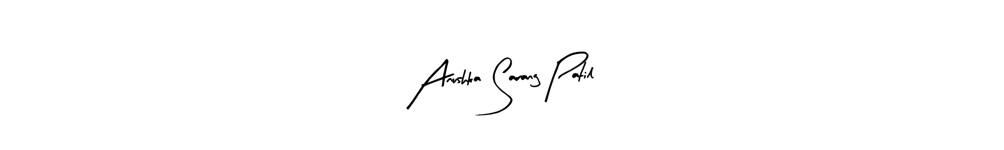 This is the best signature style for the Anushka Sarang Patil name. Also you like these signature font (Arty Signature). Mix name signature. Anushka Sarang Patil signature style 8 images and pictures png