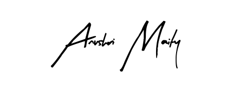The Arty Signature handwriting style adds charm and authenticity to name Anushri Maity. A wonderful choice for personal thank-you notes. Anushri Maity signature style 8 images and pictures png