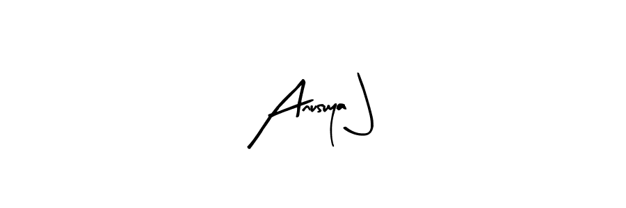if you are searching for the best signature style for your name Anusuya J. so please give up your signature search. here we have designed multiple signature styles  using Arty Signature. Anusuya J signature style 8 images and pictures png