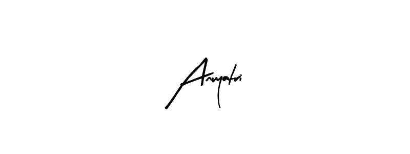 Make a beautiful signature design for name Anuyatri. With this signature (Arty Signature) style, you can create a handwritten signature for free. Anuyatri signature style 8 images and pictures png