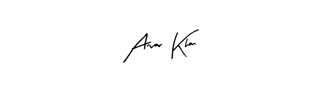 It looks lik you need a new signature style for name Anvar  Khan. Design unique handwritten (Arty Signature) signature with our free signature maker in just a few clicks. Anvar  Khan signature style 8 images and pictures png