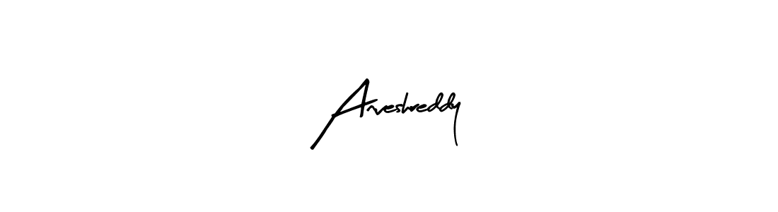 Create a beautiful signature design for name Anveshreddy. With this signature (Arty Signature) fonts, you can make a handwritten signature for free. Anveshreddy signature style 8 images and pictures png