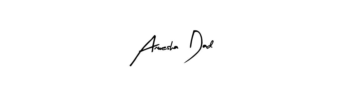 Use a signature maker to create a handwritten signature online. With this signature software, you can design (Arty Signature) your own signature for name Anwesha Dad. Anwesha Dad signature style 8 images and pictures png