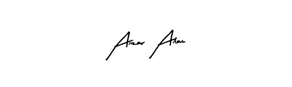 Design your own signature with our free online signature maker. With this signature software, you can create a handwritten (Arty Signature) signature for name Anzar Alam. Anzar Alam signature style 8 images and pictures png