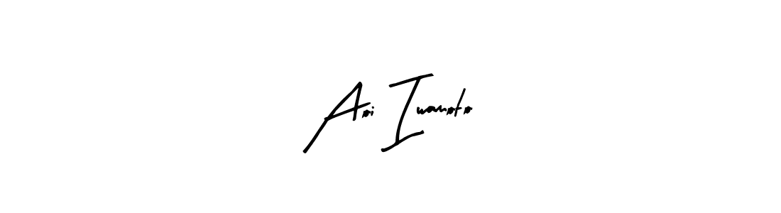 Make a beautiful signature design for name Aoi Iwamoto. Use this online signature maker to create a handwritten signature for free. Aoi Iwamoto signature style 8 images and pictures png