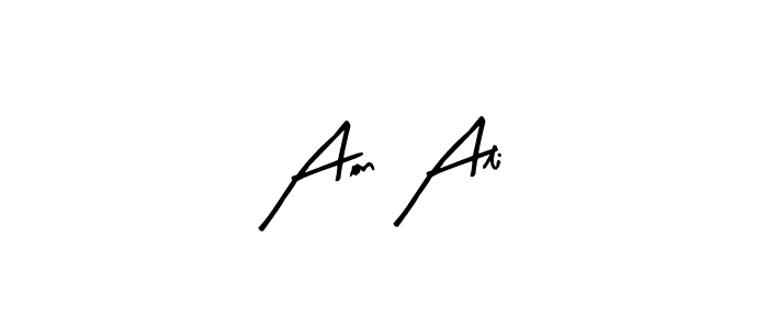 Create a beautiful signature design for name Aon Ali. With this signature (Arty Signature) fonts, you can make a handwritten signature for free. Aon Ali signature style 8 images and pictures png
