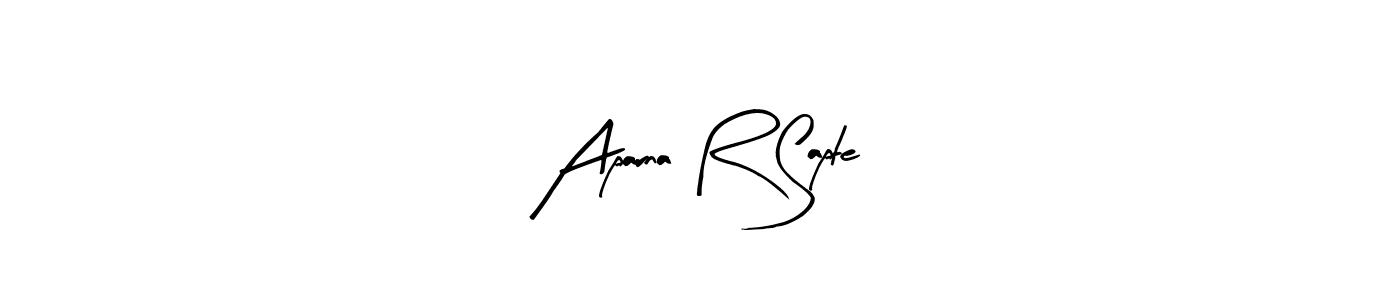 Also we have Aparna R Sapte name is the best signature style. Create professional handwritten signature collection using Arty Signature autograph style. Aparna R Sapte signature style 8 images and pictures png