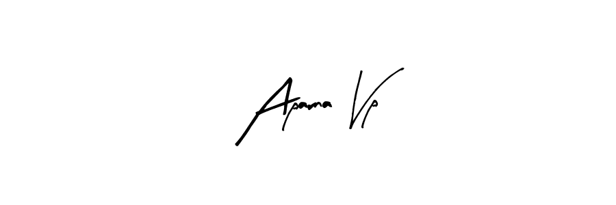 Design your own signature with our free online signature maker. With this signature software, you can create a handwritten (Arty Signature) signature for name Aparna Vp. Aparna Vp signature style 8 images and pictures png