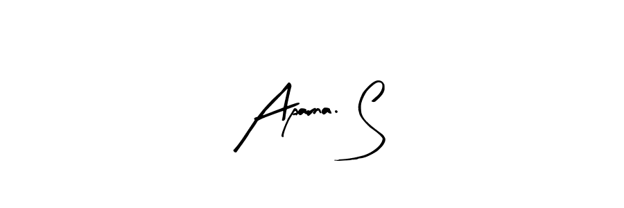 You should practise on your own different ways (Arty Signature) to write your name (Aparna. S) in signature. don't let someone else do it for you. Aparna. S signature style 8 images and pictures png