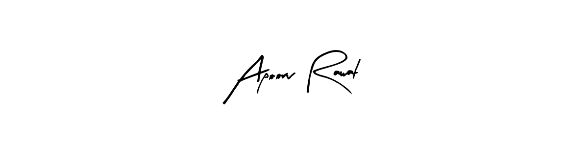 It looks lik you need a new signature style for name Apoorv Rawat. Design unique handwritten (Arty Signature) signature with our free signature maker in just a few clicks. Apoorv Rawat signature style 8 images and pictures png