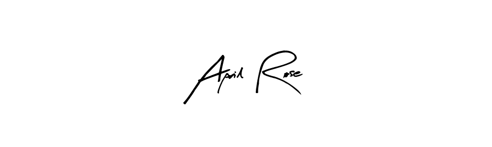 Similarly Arty Signature is the best handwritten signature design. Signature creator online .You can use it as an online autograph creator for name April Rose. April Rose signature style 8 images and pictures png