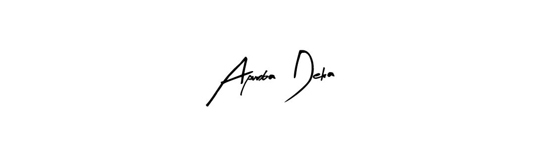 How to make Apurba Deka name signature. Use Arty Signature style for creating short signs online. This is the latest handwritten sign. Apurba Deka signature style 8 images and pictures png