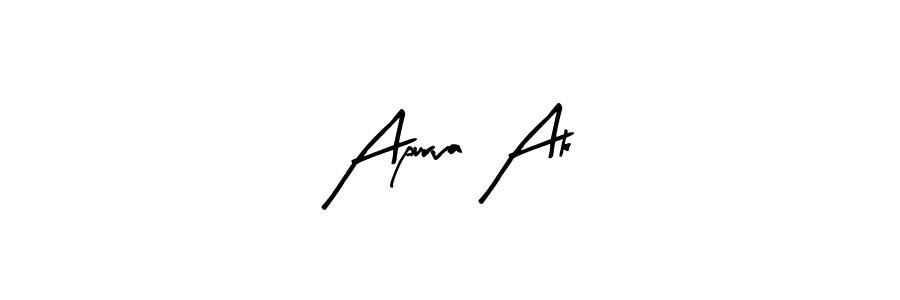 Design your own signature with our free online signature maker. With this signature software, you can create a handwritten (Arty Signature) signature for name Apurva Ak. Apurva Ak signature style 8 images and pictures png