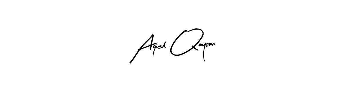 How to make Aqiel Qaysan signature? Arty Signature is a professional autograph style. Create handwritten signature for Aqiel Qaysan name. Aqiel Qaysan signature style 8 images and pictures png