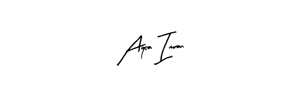 The best way (Arty Signature) to make a short signature is to pick only two or three words in your name. The name Aqsa Imran include a total of six letters. For converting this name. Aqsa Imran signature style 8 images and pictures png