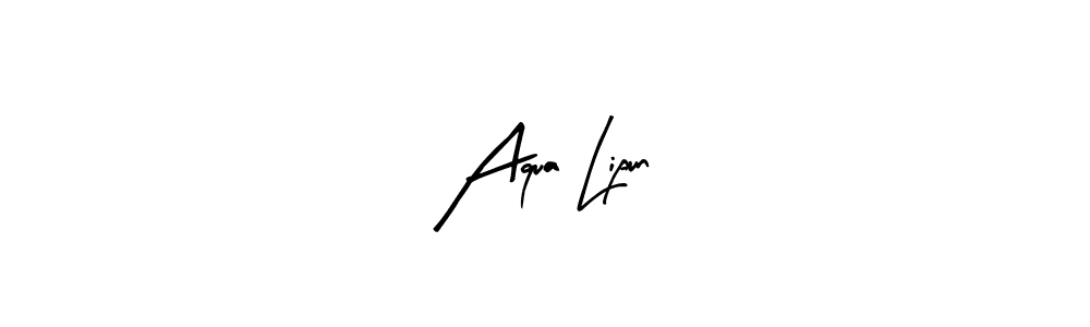 Make a beautiful signature design for name Aqua Lipun. Use this online signature maker to create a handwritten signature for free. Aqua Lipun signature style 8 images and pictures png