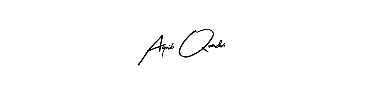 This is the best signature style for the Aquib Quadri name. Also you like these signature font (Arty Signature). Mix name signature. Aquib Quadri signature style 8 images and pictures png