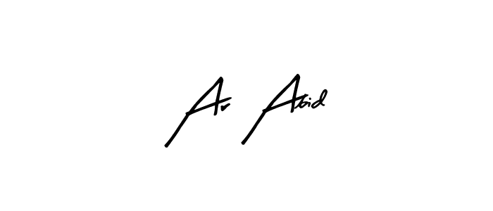 This is the best signature style for the Ar Abid name. Also you like these signature font (Arty Signature). Mix name signature. Ar Abid signature style 8 images and pictures png