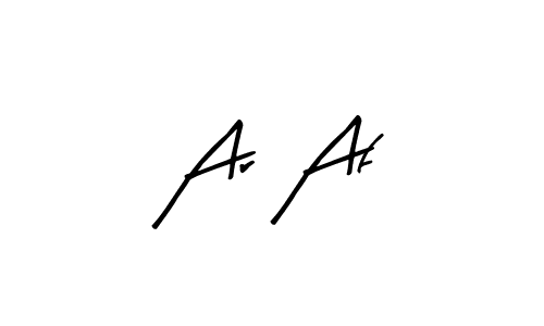 if you are searching for the best signature style for your name Ar Af. so please give up your signature search. here we have designed multiple signature styles  using Arty Signature. Ar Af signature style 8 images and pictures png