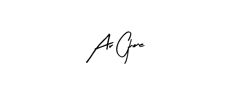 Arty Signature is a professional signature style that is perfect for those who want to add a touch of class to their signature. It is also a great choice for those who want to make their signature more unique. Get Ar Ghone name to fancy signature for free. Ar Ghone signature style 8 images and pictures png