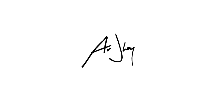 Arty Signature is a professional signature style that is perfect for those who want to add a touch of class to their signature. It is also a great choice for those who want to make their signature more unique. Get Ar Jhay name to fancy signature for free. Ar Jhay signature style 8 images and pictures png