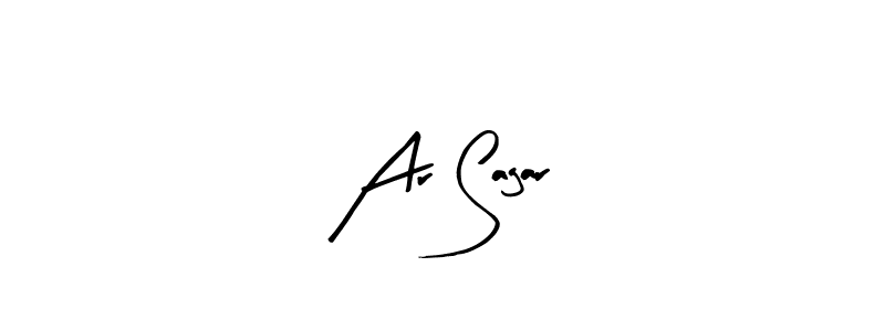 You should practise on your own different ways (Arty Signature) to write your name (Ar Sagar) in signature. don't let someone else do it for you. Ar Sagar signature style 8 images and pictures png