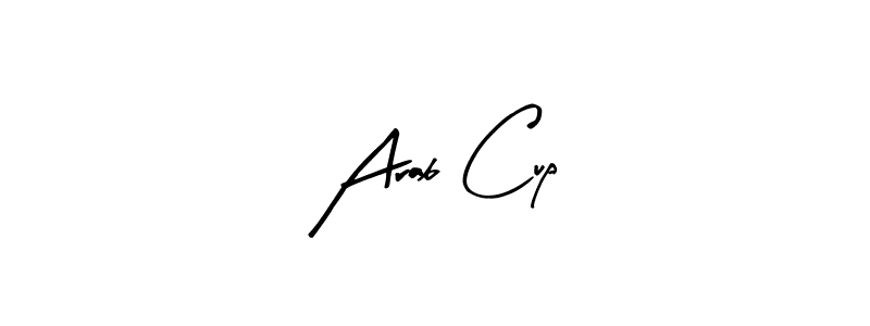 Make a beautiful signature design for name Arab Cup. Use this online signature maker to create a handwritten signature for free. Arab Cup signature style 8 images and pictures png