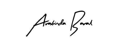 A modern signature idea for name Arabinda Baral using Arty Signature font. Clean strokes and elegant curves make it stand out instantly. Arabinda Baral signature style 8 images and pictures png