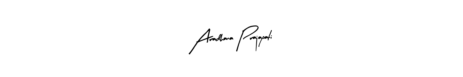 Make a beautiful signature design for name Aradhana Prajapati. With this signature (Arty Signature) style, you can create a handwritten signature for free. Aradhana Prajapati signature style 8 images and pictures png
