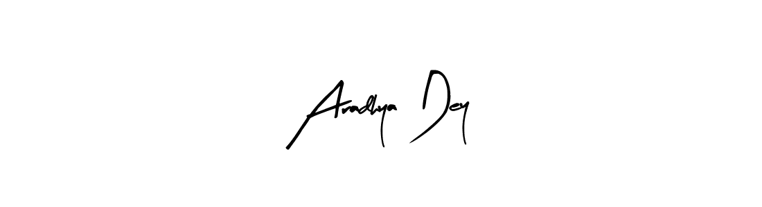 Design your own signature with our free online signature maker. With this signature software, you can create a handwritten (Arty Signature) signature for name Aradhya Dey. Aradhya Dey signature style 8 images and pictures png