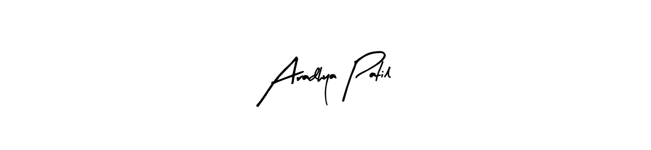 Aradhya Patil stylish signature style. Best Handwritten Sign (Arty Signature) for my name. Handwritten Signature Collection Ideas for my name Aradhya Patil. Aradhya Patil signature style 8 images and pictures png