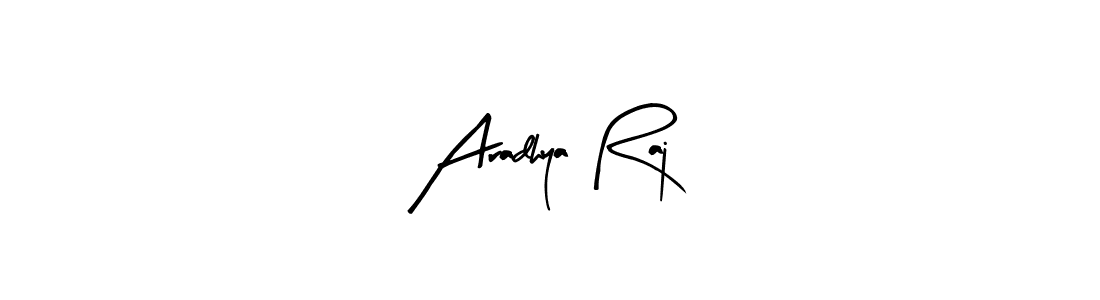 Similarly Arty Signature is the best handwritten signature design. Signature creator online .You can use it as an online autograph creator for name Aradhya Raj. Aradhya Raj signature style 8 images and pictures png