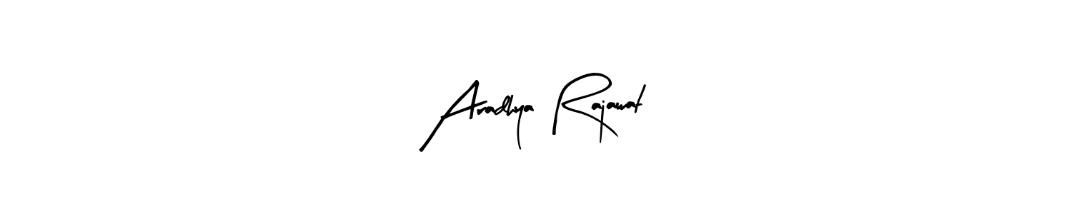 Create a beautiful signature design for name Aradhya Rajawat. With this signature (Arty Signature) fonts, you can make a handwritten signature for free. Aradhya Rajawat signature style 8 images and pictures png